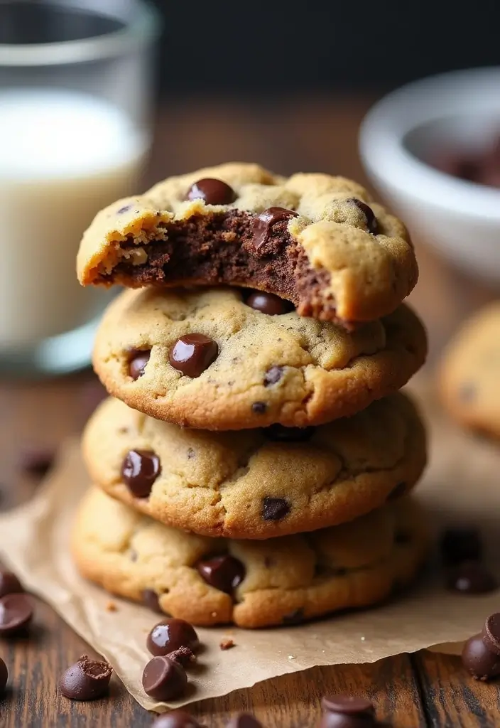 26 Gluten-Free Valentine’s Desserts for Loved Ones - 25. Vegan Chocolate Chip Cookies
