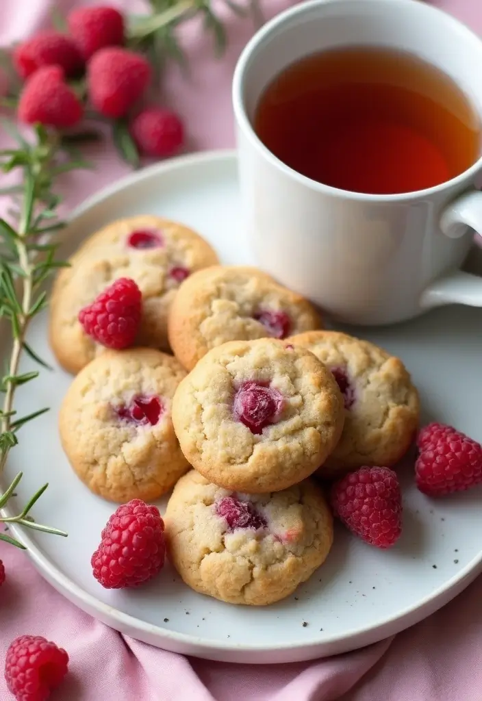 26 Gluten-Free Valentine’s Desserts for Loved Ones - 3. Raspberry Almond Flour Cookies