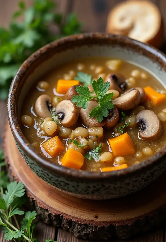 26 Gluten-Free Winter Meals for Comfort and Warmth - 11. Mushroom and Barley Soup