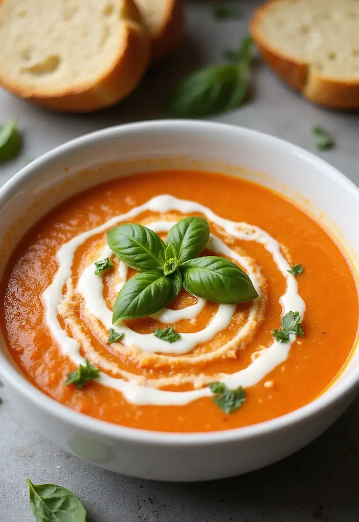 26 Gluten-Free Winter Meals for Comfort and Warmth - 2. Creamy Tomato Basil Soup
