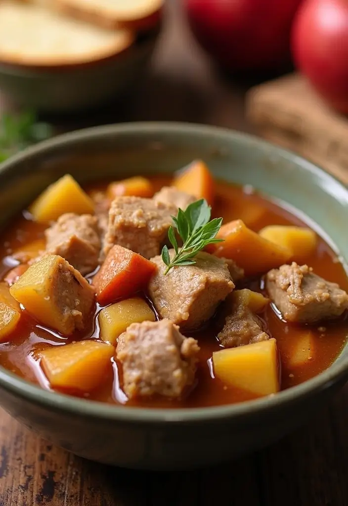 26 Gluten-Free Winter Meals for Comfort and Warmth - 22. Pork and Apple Stew