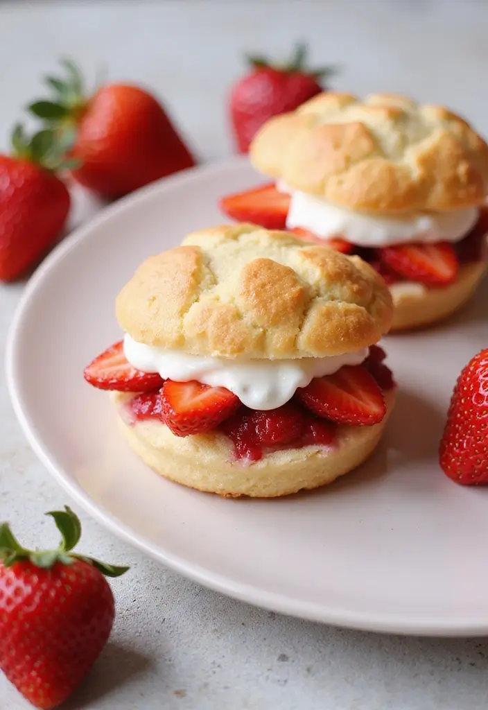 26 Moist Gluten-Free Muffins for Breakfast Bliss - 23. Strawberry Shortcake Muffins