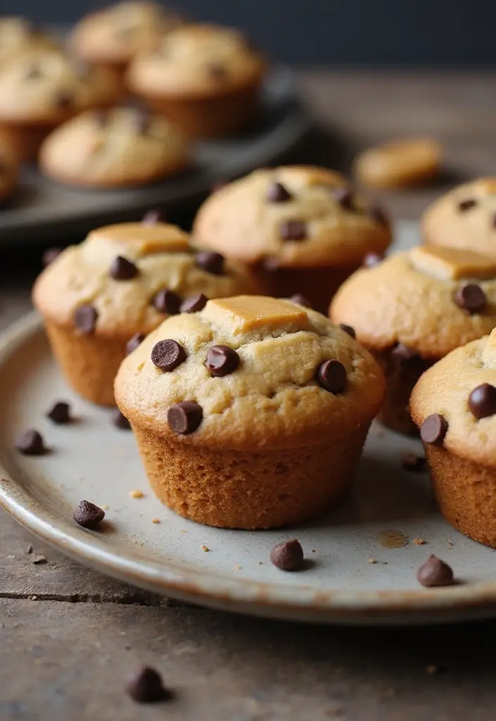 26 Moist Gluten-Free Muffins for Breakfast Bliss - 7. Peanut Butter Chocolate Chip Muffins