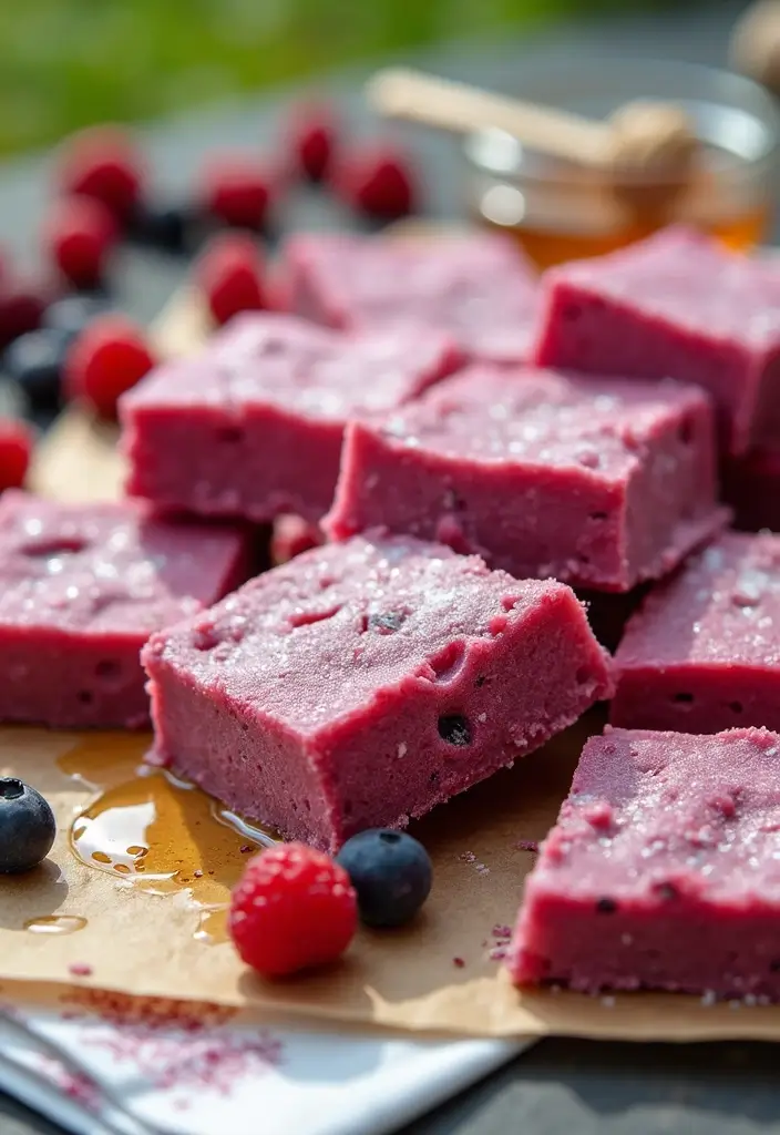 26 No-Bake Gluten-Free Desserts for Hot Days - 1. Frozen Berry Yogurt Bark
