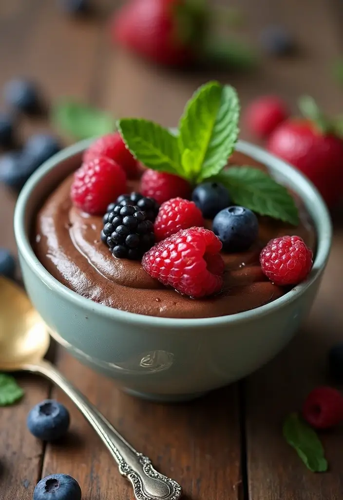 26 No-Bake Gluten-Free Desserts for Hot Days - 2. Chocolate Avocado Mousse