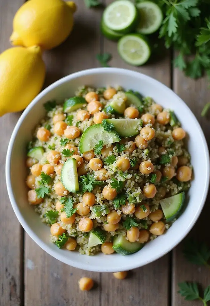 27 5-Ingredient Gluten-Free Recipes Anyone Can Make - 1. Quinoa Salad with Chickpeas