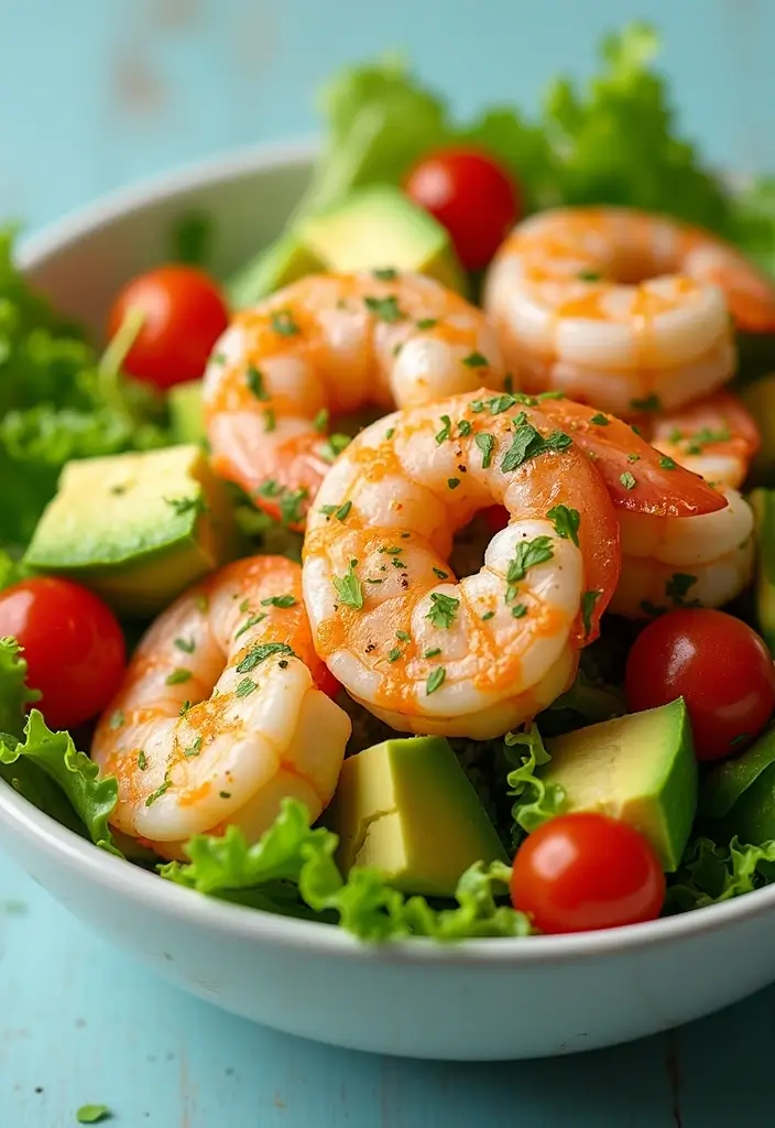 27 5-Ingredient Gluten-Free Recipes Anyone Can Make - 13. Shrimp and Avocado Salad