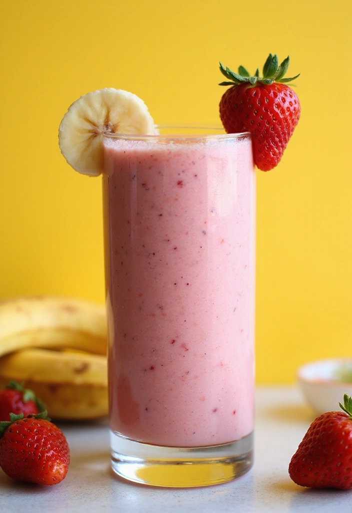 27 5-Ingredient Gluten-Free Recipes Anyone Can Make - 15. Strawberry Banana Smoothie