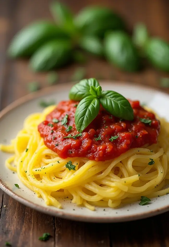 27 5-Ingredient Gluten-Free Recipes Anyone Can Make - 21. Spaghetti Squash with Marinara