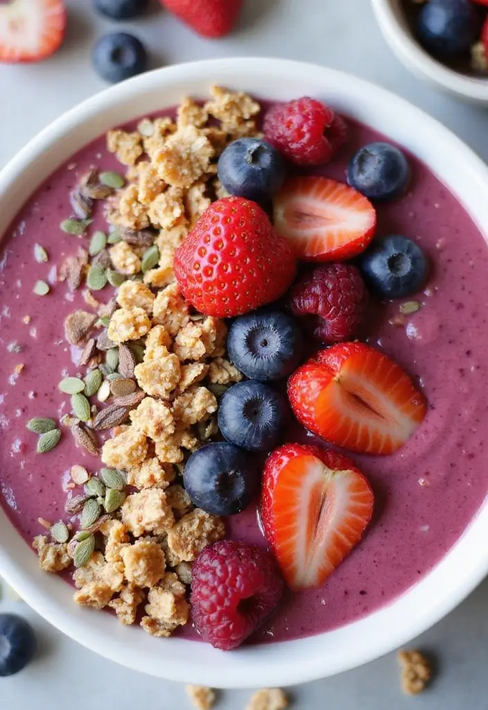 27 5-Ingredient Gluten-Free Recipes Anyone Can Make - 25. Berry Smoothie Bowl