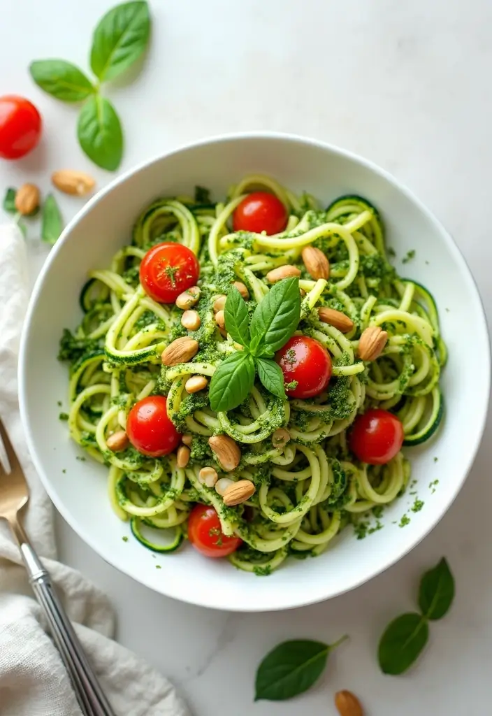 27 5-Ingredient Gluten-Free Recipes Anyone Can Make - 6. Zucchini Noodles with Pesto