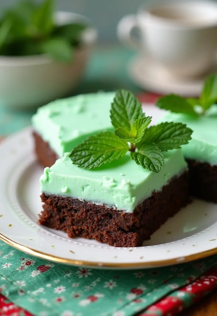 27 Best Gluten-Free Brownie Recipes Ever - 12. Chocolate Mint Brownies