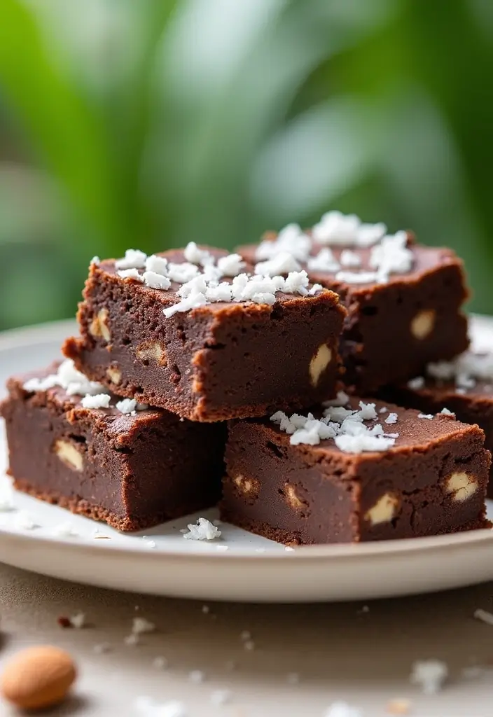 27 Best Gluten-Free Brownie Recipes Ever - 18. Almond Joy Brownies