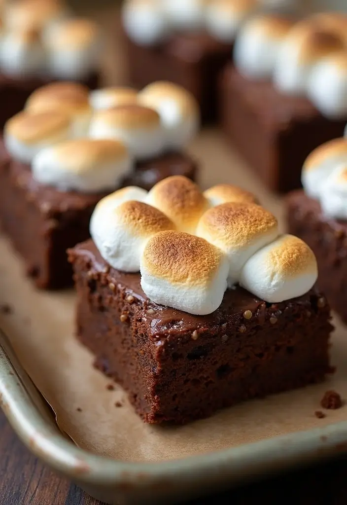 27 Best Gluten-Free Brownie Recipes Ever - 20. S'mores Brownies