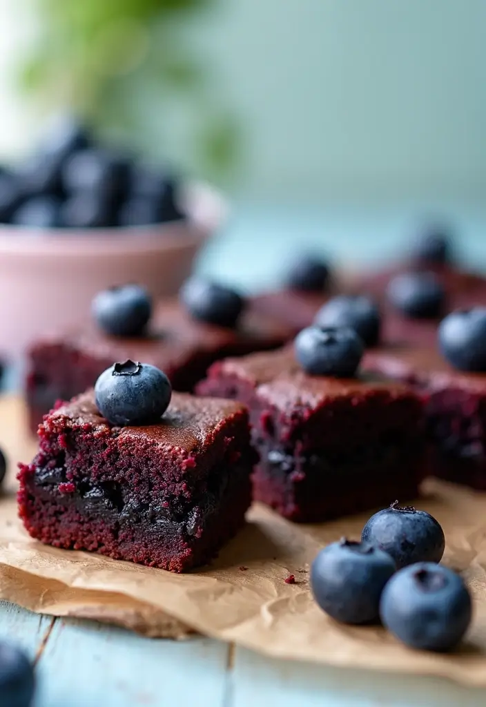 27 Best Gluten-Free Brownie Recipes Ever - 22. Blueberry Brownies
