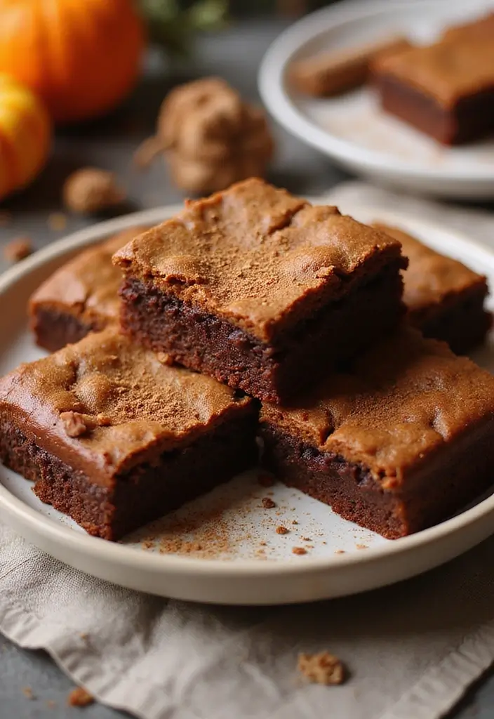 27 Best Gluten-Free Brownie Recipes Ever - 23. Spice Cake Brownies