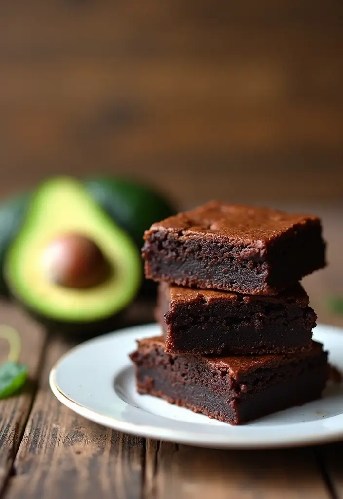 27 Best Gluten-Free Brownie Recipes Ever - 4. Avocado Brownies