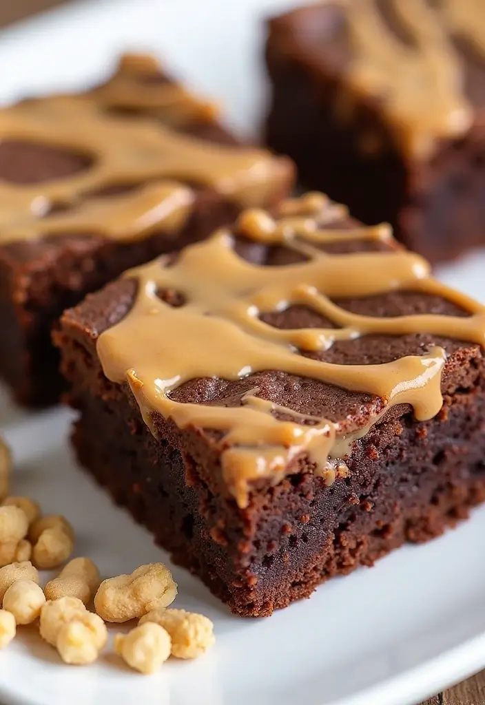 27 Best Gluten-Free Brownie Recipes Ever - 6. Peanut Butter Swirl Brownies
