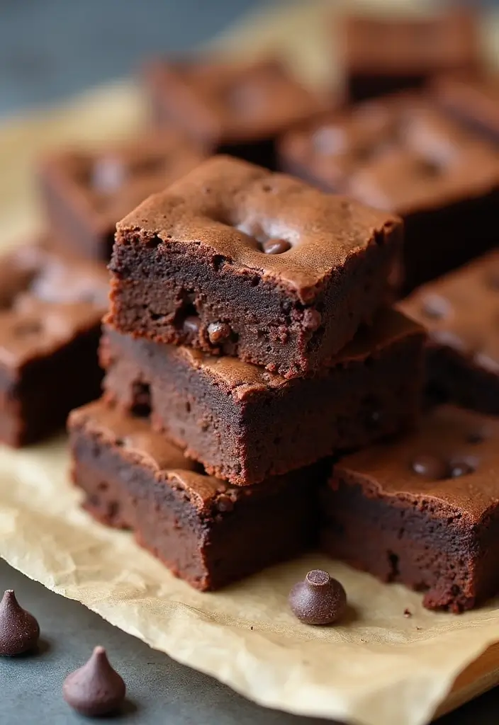 27 Best Gluten-Free Brownie Recipes Ever - 7. Chocolate Chip Almond Flour Brownies
