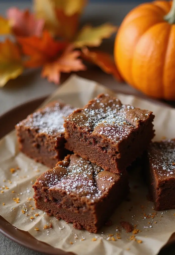 27 Best Gluten-Free Brownie Recipes Ever - 8. Pumpkin Spice Brownies