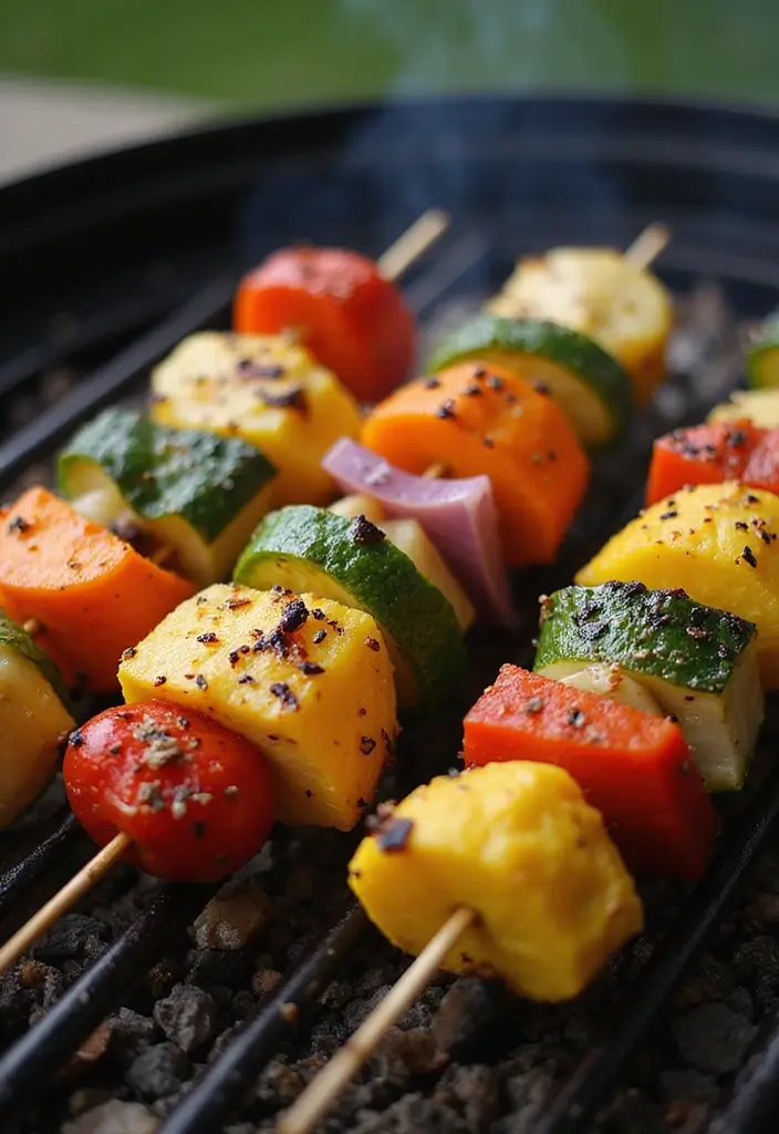 27 Easy Gluten-Free Recipes for Beginners - 23. Grilled Vegetable Skewers