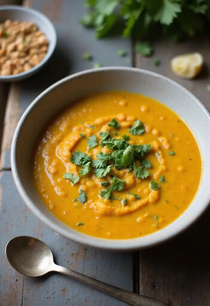 27 Easy Gluten-Free Recipes for Beginners - 25. Coconut Curry Lentil Soup