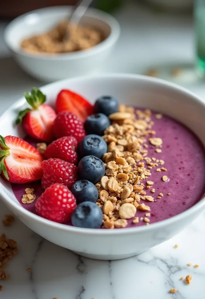 27 Easy Gluten-Free Recipes for Beginners - 27. Berry Smoothie Bowl