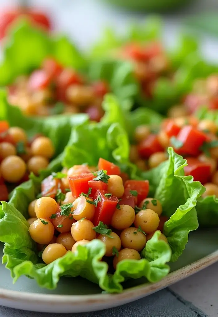 27 Gluten-Free Appetizers for Parties and Gatherings - 20. Chickpea Salad Cups