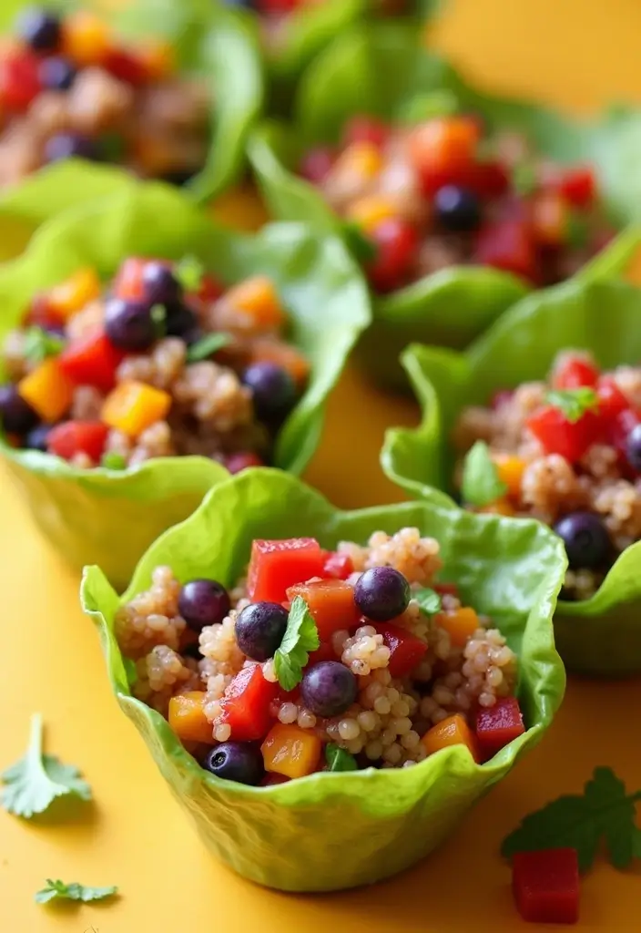 27 Gluten-Free Appetizers for Parties and Gatherings - 26. Quinoa Salad Cups