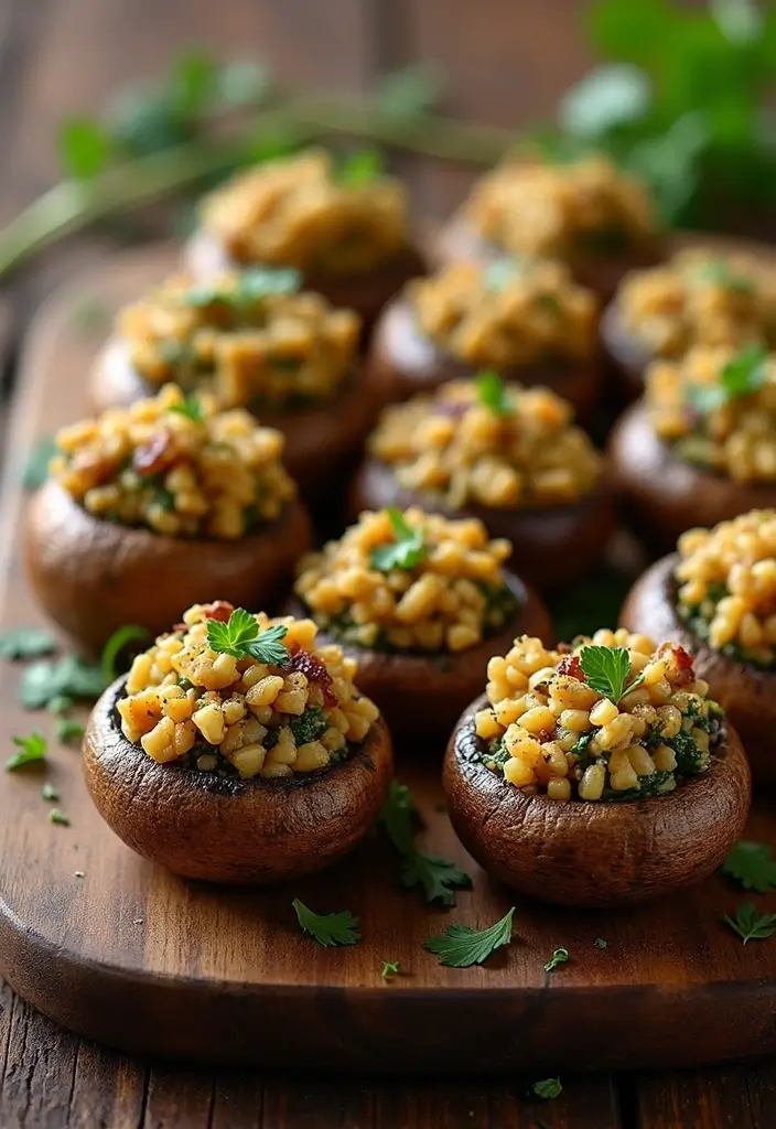 27 Gluten-Free Appetizers for Parties and Gatherings - 4. Stuffed Mushrooms