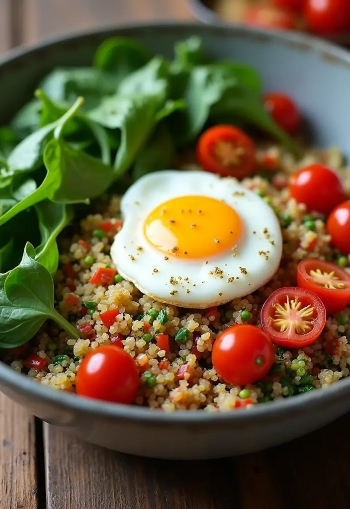 27 Gluten-Free Breakfast Sweets Worth Waking Up For - 11. Savory Quinoa Breakfast Bowl