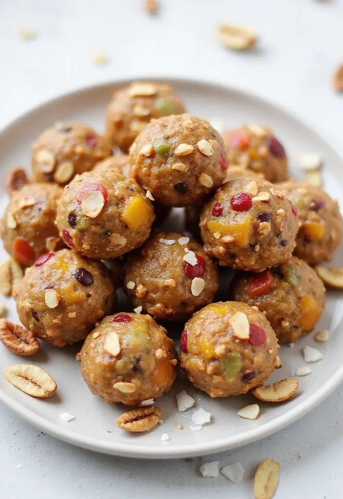 27 Gluten-Free Breakfast Sweets Worth Waking Up For - 16. Gluten-Free Fruit and Nut Energy Bites