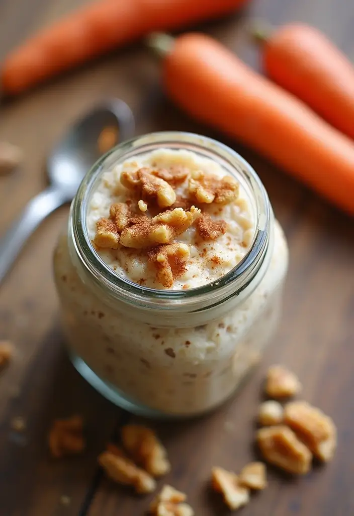 27 Gluten-Free Breakfast Sweets Worth Waking Up For - 21. Carrot Cake Overnight Oats