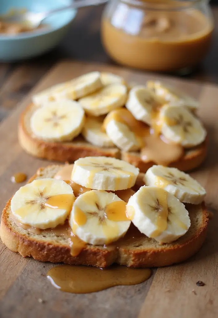 27 Gluten-Free Breakfast Sweets Worth Waking Up For - 23. Gluten-Free Peanut Butter Banana Toast
