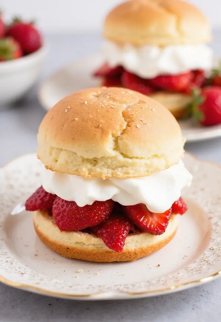 27 Gluten-Free Breakfast Sweets Worth Waking Up For - 24. Gluten-Free Strawberry Shortcake