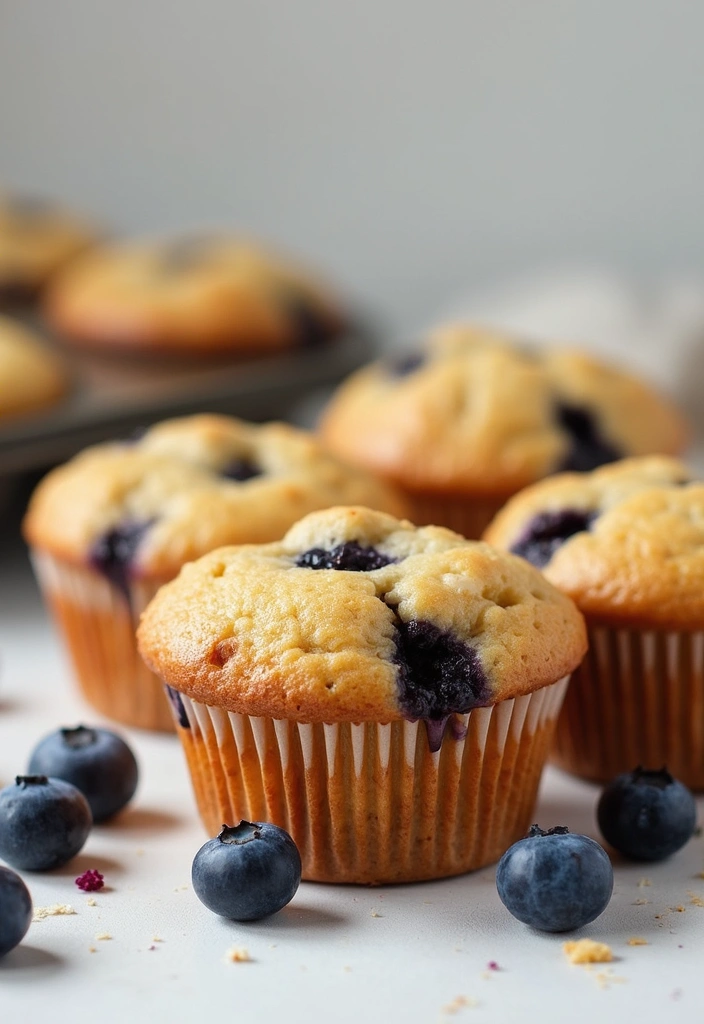 27 Gluten-Free Breakfast Sweets Worth Waking Up For - 27. Gluten-Free Blueberry Muffins