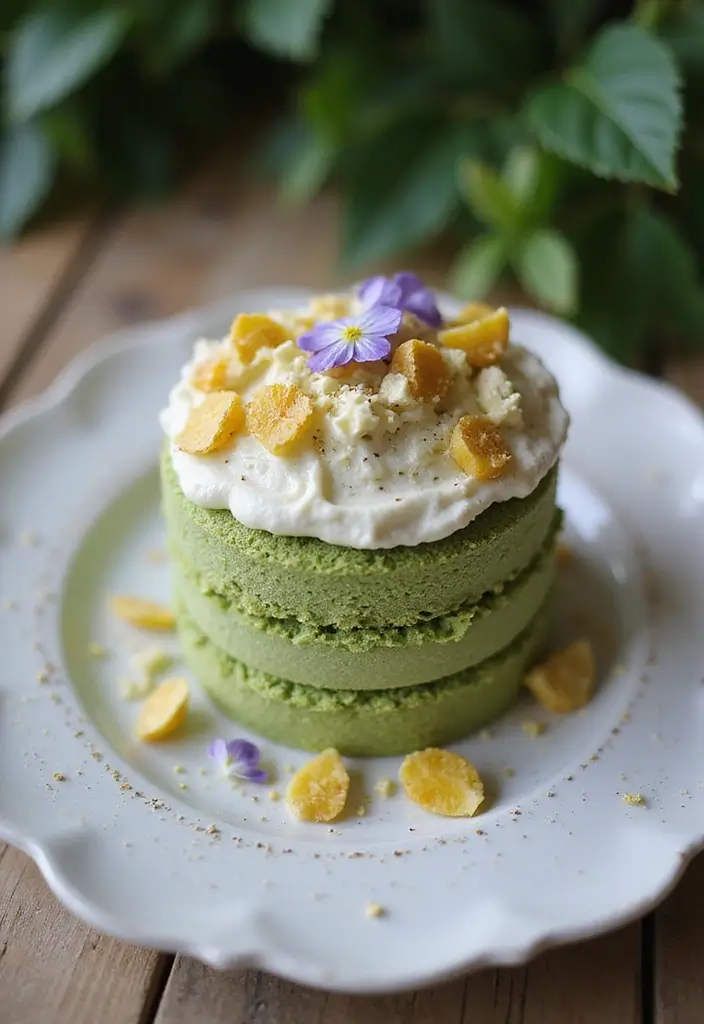 27 Gluten-Free Cake Ideas for Every Celebration - 10. Matcha Green Tea Cake with Coconut Cream