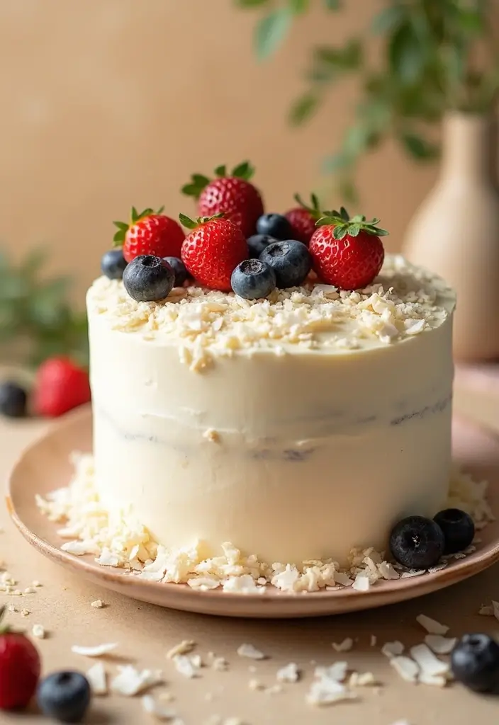 27 Gluten-Free Cake Ideas for Every Celebration - 5. Coconut Flour Vanilla Cake