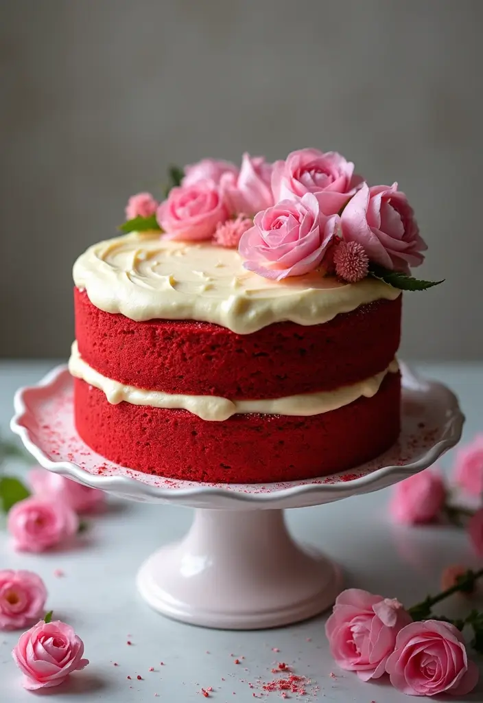 27 Gluten-Free Cake Ideas for Every Celebration - 7. Red Velvet Cake with Cashew Frosting