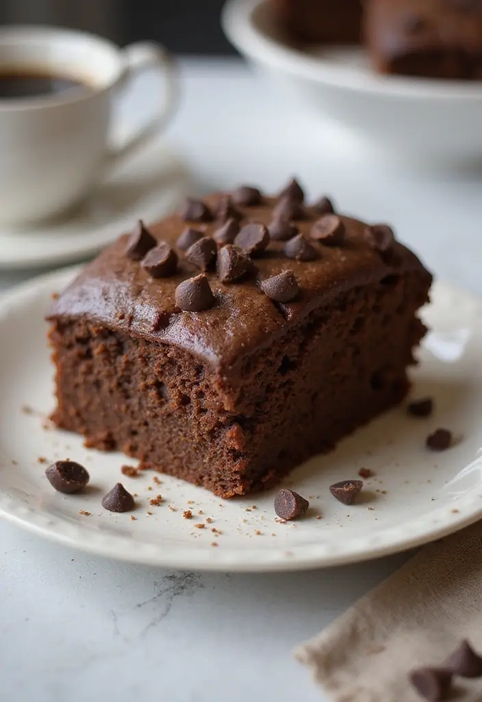 27 Gluten-Free Cake Ideas for Every Celebration - 8. Mocha Coffee Cake with Chocolate Chips