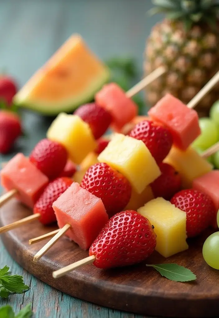 27 Gluten-Free Camping Food Ideas - 15. Fruit Skewers