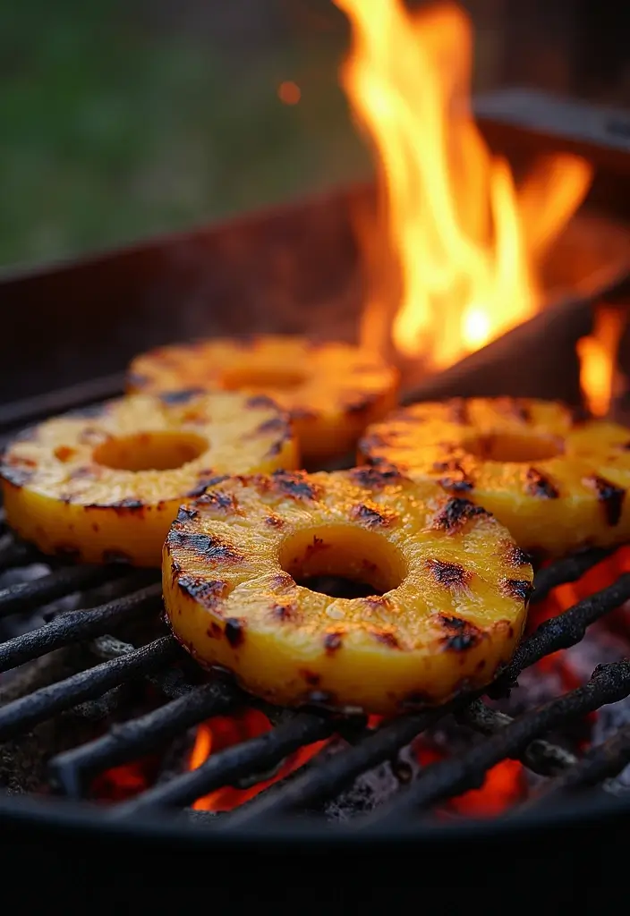 27 Gluten-Free Camping Food Ideas - 18. Grilled Pineapple Slices
