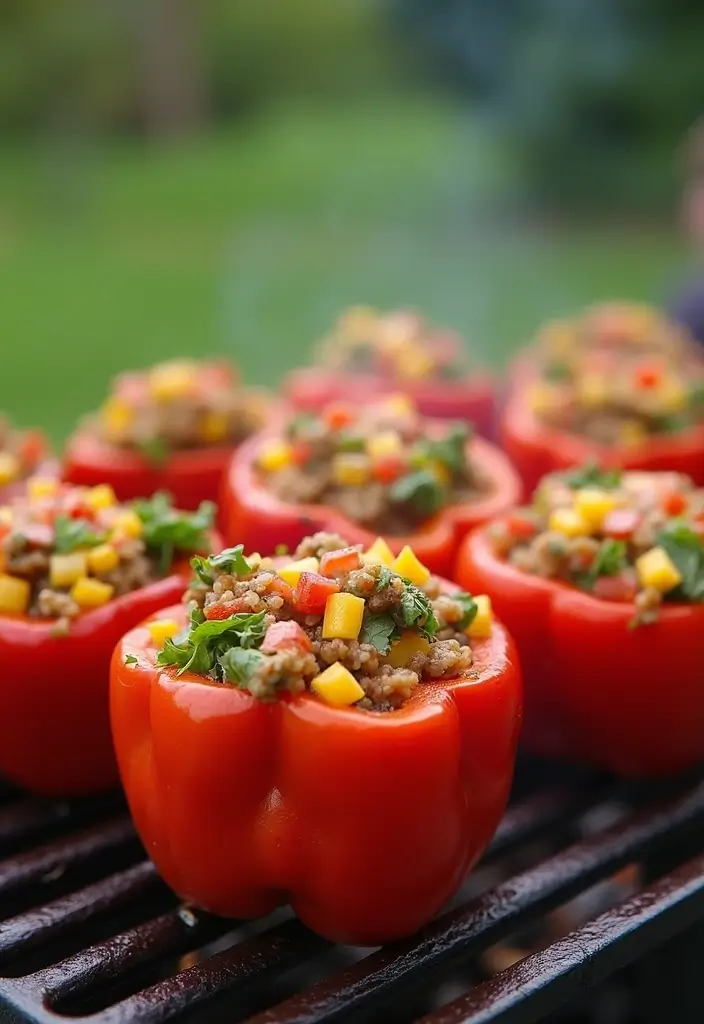 27 Gluten-Free Camping Food Ideas - 21. Savory Stuffed Peppers