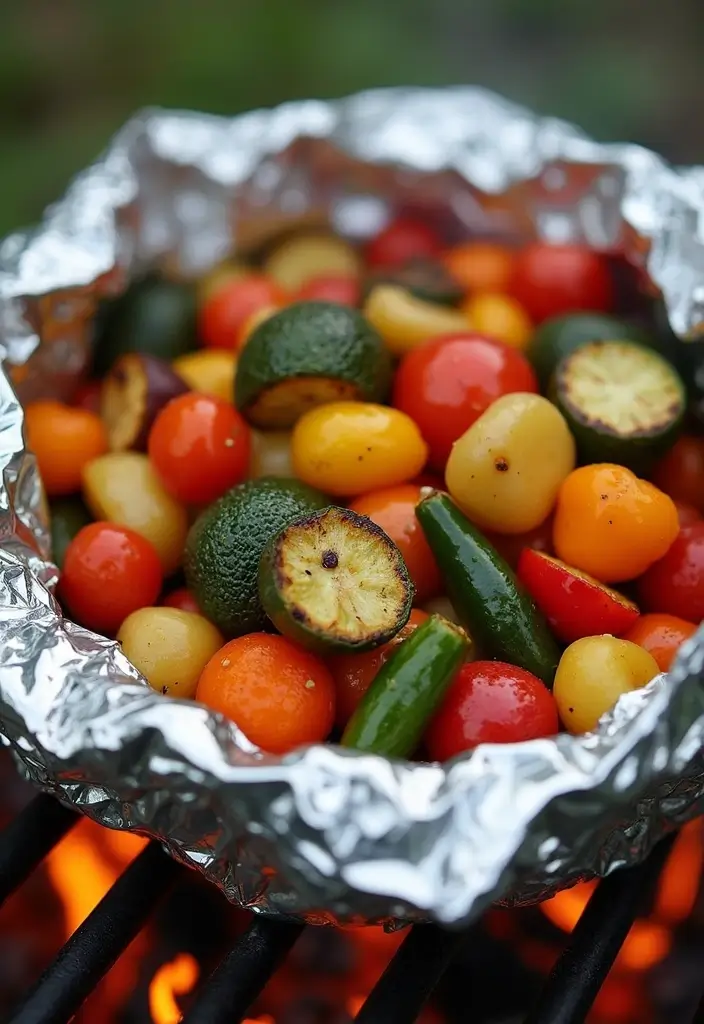 27 Gluten-Free Camping Food Ideas - 22. Roasted Vegetable Medley