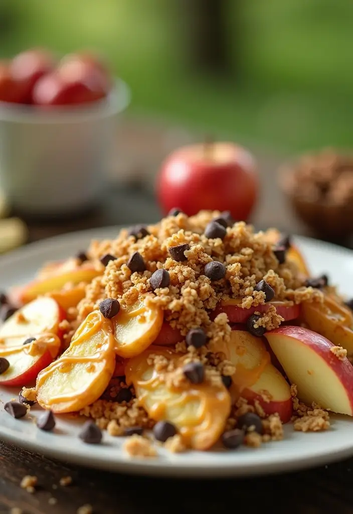 27 Gluten-Free Camping Food Ideas - 24. Apple Nachos
