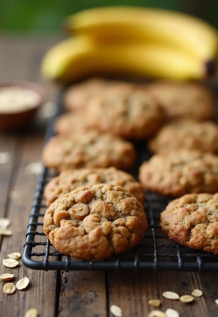 27 Gluten-Free Camping Food Ideas - 5. Banana Oatmeal Cookies