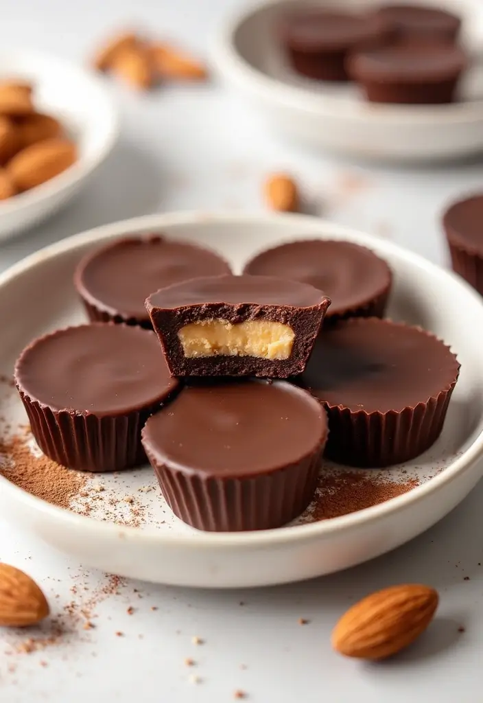 27 Gluten-Free Chocolate Desserts for Sweet Tooths - 10. Chocolate Almond Butter Cups