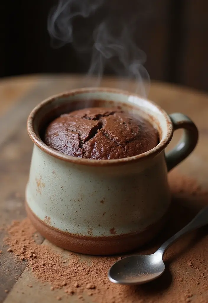 27 Gluten-Free Chocolate Desserts for Sweet Tooths - 15. Chocolate Mug Cake