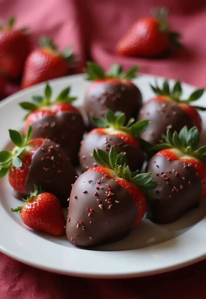27 Gluten-Free Chocolate Desserts for Sweet Tooths - 16. Chocolate-Covered Strawberries