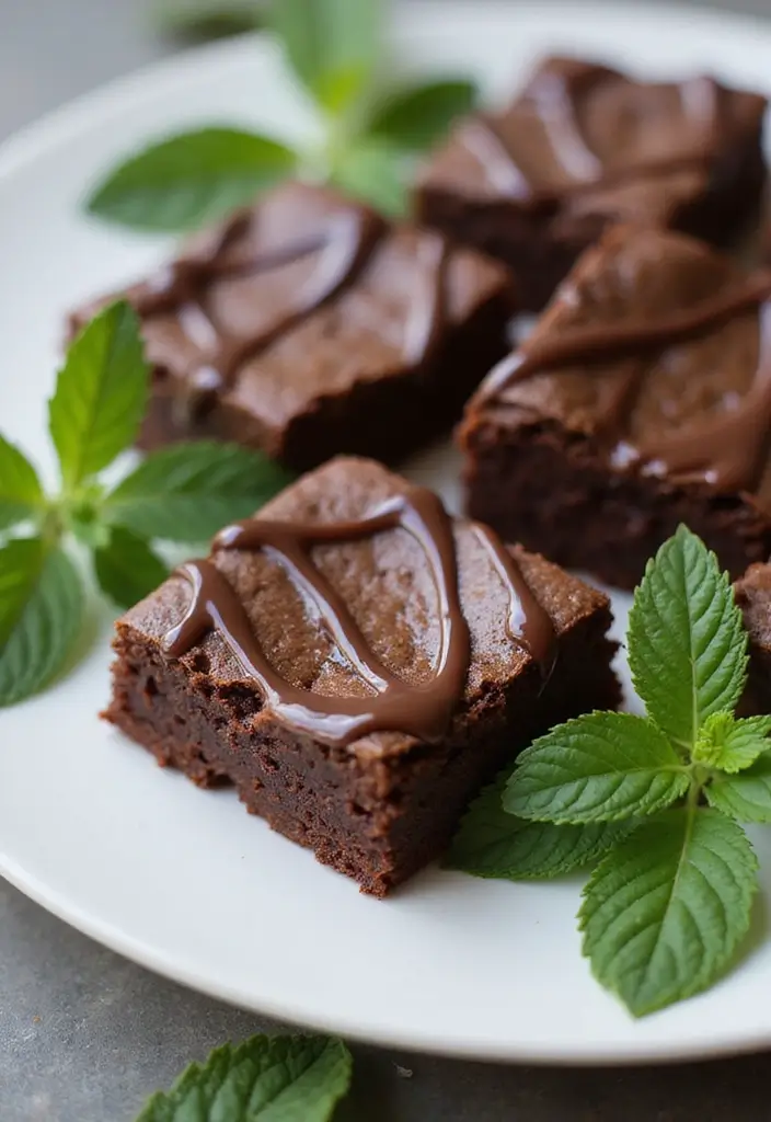 27 Gluten-Free Chocolate Desserts for Sweet Tooths - 21. Chocolate Mint Brownies